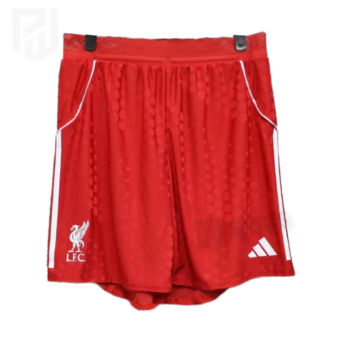 Calção Liverpool Home 2025/2026 - Versão Jogador Masculino - Adidas - Vermelho - comprar online