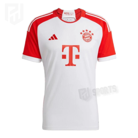 Camisa Bayern de Munique Home 2023/24 - Versão Torcedor Masculino - Adidas - Branca e Vermelha - comprar online