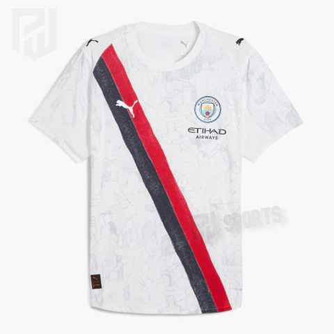 Camisa Manchester City Home Mundial de Clubes 2025 KidSuper - Versão Torcedor Masculino - Puma - Branca - comprar online