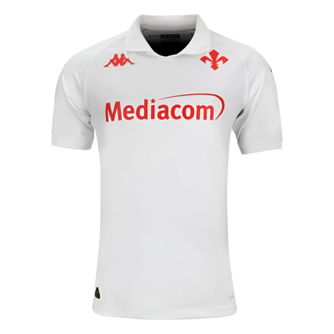 Camisa Fiorentina Away 2024/25 - Versão Torcedor Masculino - Kappa - Branca - comprar online