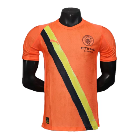 Camisa Manchester City Away Mundial de Clubes 2025 KidSuper - Versão Jogador Masculino - Puma - Laranja - comprar online