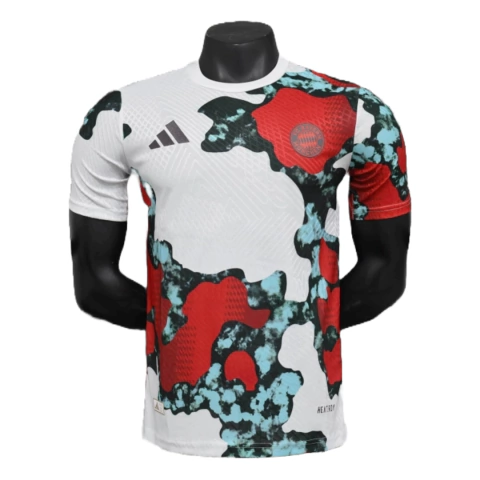 Camisa Bayern de Munique Pré-Jogo 25/26 - Versão Jogador Masculino - Adidas - Branca - comprar online