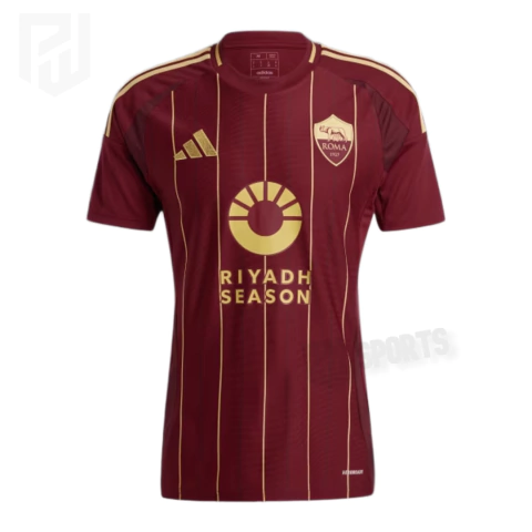 Camisa Roma Home 2024/25 - Versão Torcedor Masculino - Adidas - Vermelha - comprar online