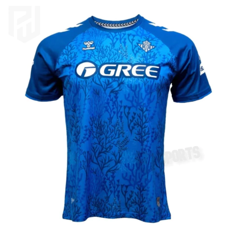 Camisa Real Betis Goleiro 2025/26 - Versão Torcedor Masculino - Hummel - Azul - comprar online