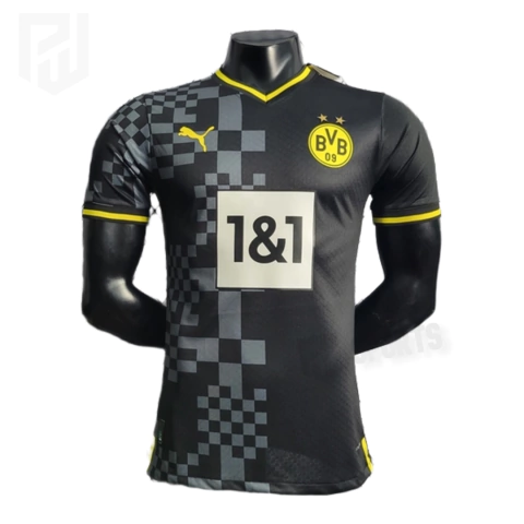Camisa Borussia Dortmund Away 2022/23 - Versão Jogador Masculino - Puma - Preta - comprar online