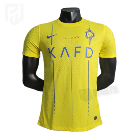 Camisa Al Nassr Home 2023/2024 - Versão Jogador Masculino - Nike - Amarela - comprar online