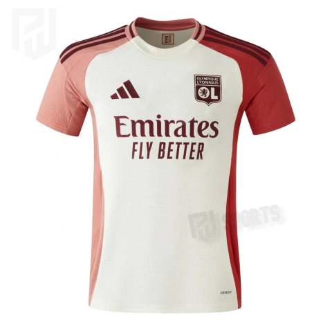Camisa Lyon Third 2024/25 - Versão Torcedor Masculino - Adidas - Bege e Rosa - comprar online