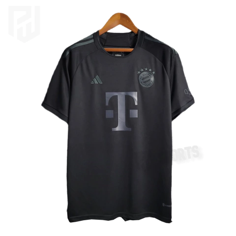 Camisa Bayern de Munique Blackout 2023/24 - Versão Torcedor Masculino - Adidas - Preta - comprar online