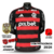 Camisa Flamengo Casa 2025/2026 Com Todos os Patrocínios - Versão Jogador Masculino - Adidas - Preta com Listras Vermelhas - comprar online