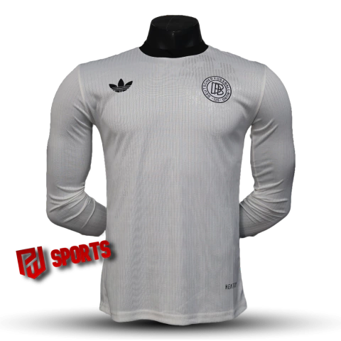 Camisa Alemanha Especial 125 Anos 25/26 Manga Longa - Versão Jogador Masculino - Adidas - Branca - comprar online