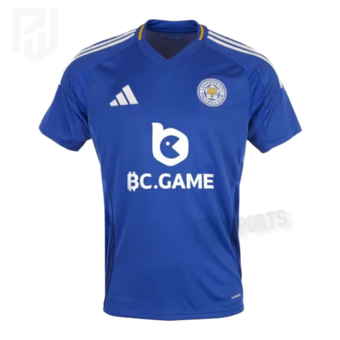 Camisa Leicester City Home 2024/25 - Versão Torcedor Masculino - Adidas - Azul - comprar online