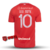 Camisa Internacional Casa 2025/26 Com Todos os Patrocínios - Versão Torcedor Masculino - Adidas - Vermelho na internet