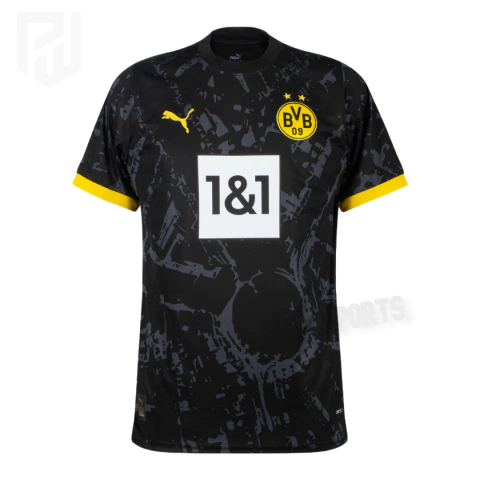 Camisa Borussia Dortmund Away 2023/24 - Versão Torcedor Masculino - Puma - Preta - comprar online