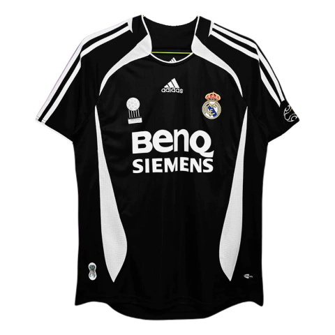 Camisa Real Madrid Fora 2006/07 - Versão Retrô Masculino - Adidas - Preta - comprar online