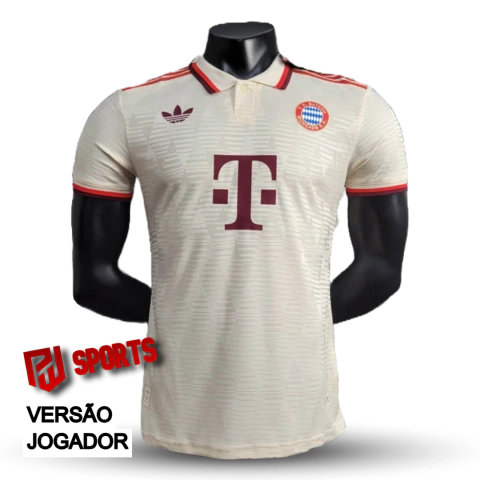 Camisa Bayern de Munique Third 2024/2025 - Versão Jogador Masculino - Adidas - Bege