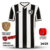 Camisa Botafogo Home 2024/25 Patch Libertadores 2024 Opcional - Versão Torcedor Masculino - Reebok - Branca e Preta Listrada