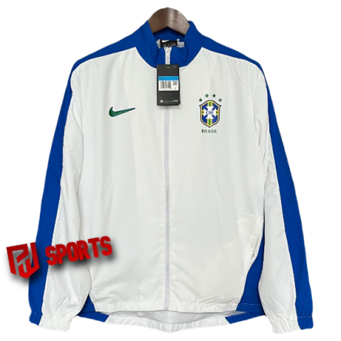 Jaqueta Corta-Vento Brasil Reedição 1998 - Masculino - Nike - Branco