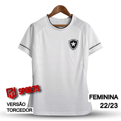 Camisa Botafogo Fora 22/23 - Versão Torcedora Feminina - Branca