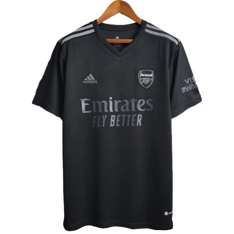 Camisa Arsenal Blackout 22/23 - Versão Torcedor Masculino - Adidas - Preto