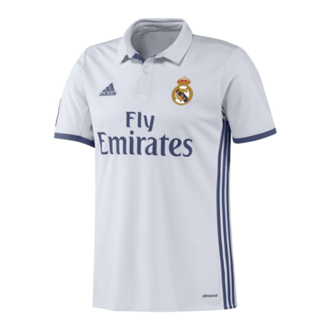 Camisa Real Madrid Home 2016/17 - Versão Retrô Masculino - Adidas - Branca - comprar online