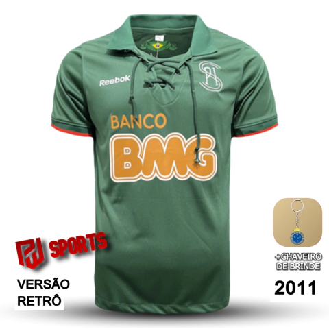Camisa Cruzeiro Terceira 2011 - Versão Retrô Masculino - Reebok - Verde