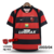 Camisa Flamengo Casa 2003/04 - Versão Retrô Masculino - Nike - Vermelha e Preta Listrada