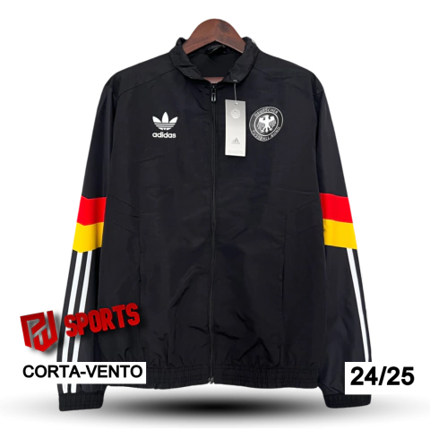 Jaqueta Corta-Vento Alemanha 24/25 - Masculino - Adidas - Preta