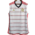 Camisa Regata Flamengo Fora 23/24 - Versão Torcedor Masculino - Adidas - Branca com Listras Vermelhas