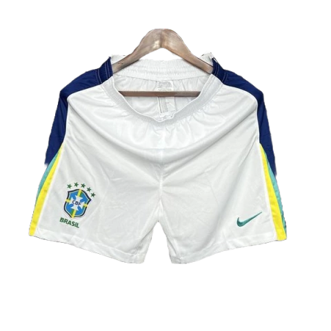 Calção Brasil Fora 24/25 - Versão Torcedor Masculino - Nike - Branco