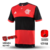 Camisa Flamengo Casa 2017/2018 - Versão Retrô Masculino - Adidas - Vermelha e Preta Listrada