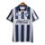 Camisa Botafogo Casa 1994 - Versão Retrô Masculino - Rhumell - Branco e Azul Listrado