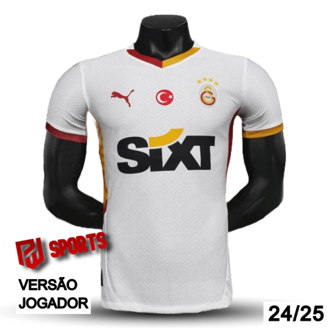Camisa Galatasaray Fora 24/25 - Versão Jogador Masculino - Puma - Branca