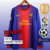 Camisa Barcelona Casa 12/13 Manga Longa - Versão Retrô Masculino - Nike - Azul e Grená