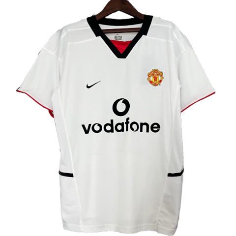 Camisa Manchester United Away 2002/03 - Versão Retrô Masculino - Nike - Branca