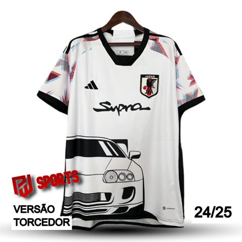 Camisa Japão Edição Especial Supra 24/25 - Versão Torcedor Masculino - Adidas - Branco