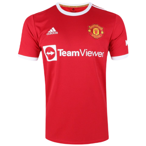 Camisa Manchester United Home 2021/22 - Versão Retrô Masculino - Adidas - Vermelha
