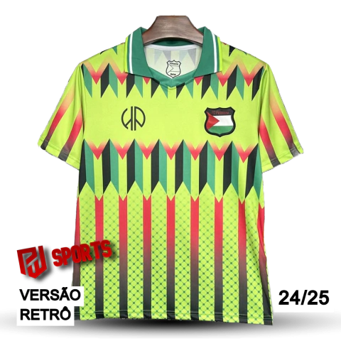Camisa Palestina Edição Especial 24/25 - Versão Retrô Masculino - Verde