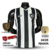 Camisa Regata Botafogo Home 2024/25 - Versão Torcedor Masculino - Reebok - Branca e Preta Listrada