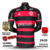 Camisa Flamengo Casa 24/25 Com Todos os Patrocínios - Versão Jogador Masculino - Adidas - Preto com Listras Vermelhas