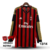 Camisa Milan Casa 13/14 Manga Longa - Versão Retrô Masculino - Adidas - Preto com Listras Vermelhas