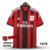 Camisa Milan Casa 14/15 - Versão Retrô Masculino - Adidas - Vermelho com Listras Pretas