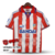 Camisa Atlético de Madrid Casa 96/97 - Versão Retrô Masculino - Puma - Vermelho, branco e Azul