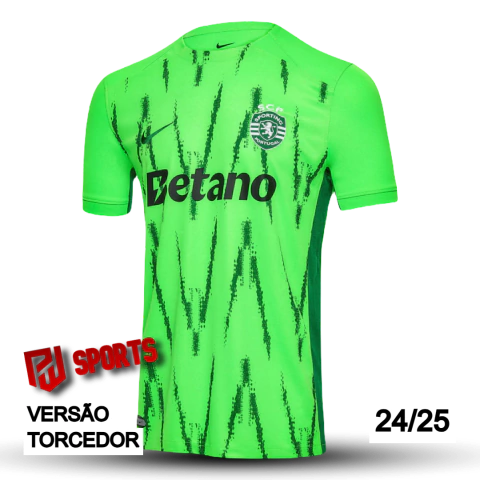 Camisa Sporting Terceiro 24/25 - Versão Torcedor Masculino - Nike - Verde