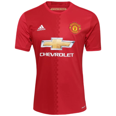 Camisa Manchester United Home 2016/17 - Versão Retrô Masculino - Adidas - Vermelha