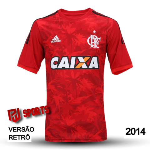 Camisa Flamengo 2014 - Versão Retrô Masculino - Adidas - Vermelha