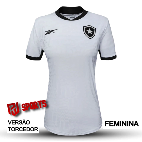 Camisa Botafogo Terceira 23/24 - Versão Torcedor Feminina - Reebok - Branca