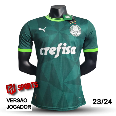 Camisa Palmeiras Casa 23/24 - Versão Jogador Masculino - Puma - Verde
