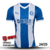 Camisa Alavés Casa 24/25 - Versão Torcedor Masculino - Puma - Azul com Listras Brancas