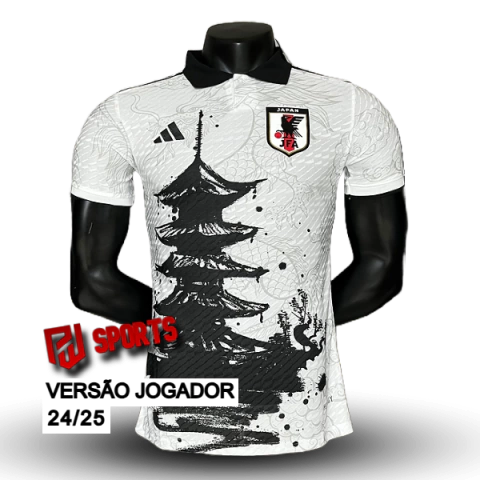 Camisa Japão Edição Especial 24/25 - Versão Jogador Masculino - Adidas - Branco com detalhes em Preto