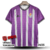 Camisa Real Valladolid Casa 24/25 - Versão Torcedor Masculino - Kappa - Roxo e Branco